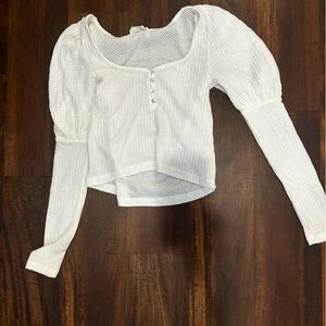 Chic White Button-Up Cardigan